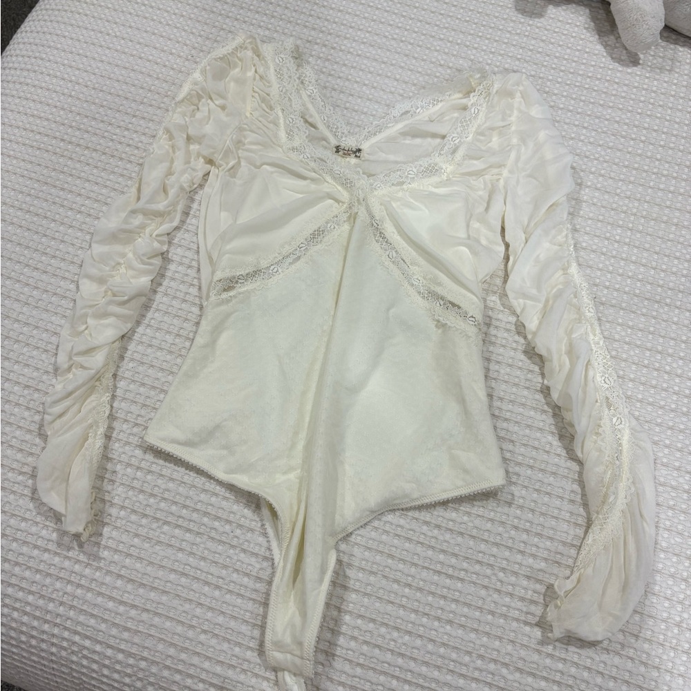 NWOT Free People Forever Young Bodysuit